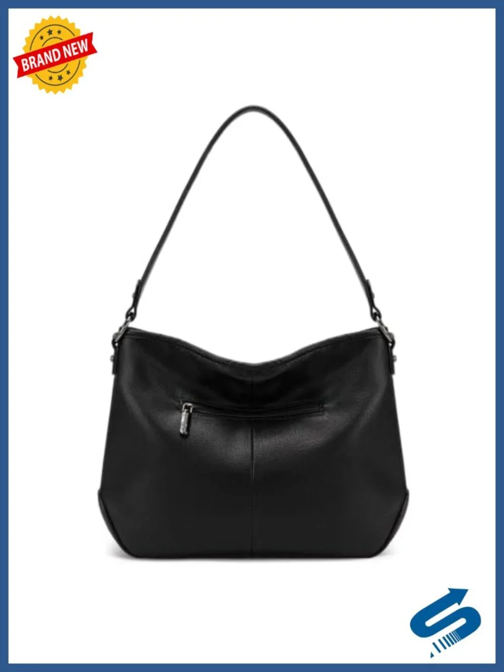 Medium Faux Leather Hobo Shoulder Bag Lightweight for Work Travel